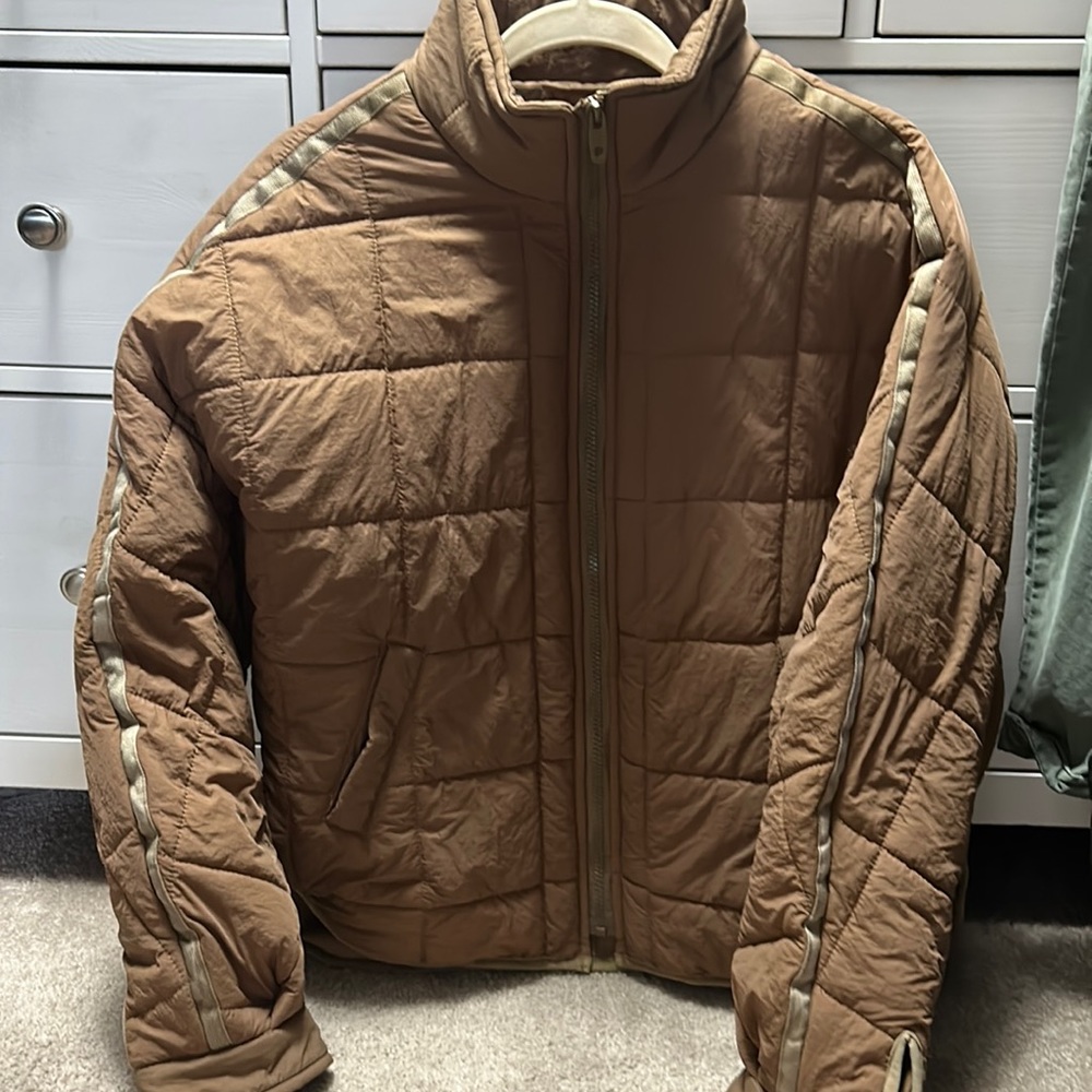 Camel fall jacket, Free People knockoff